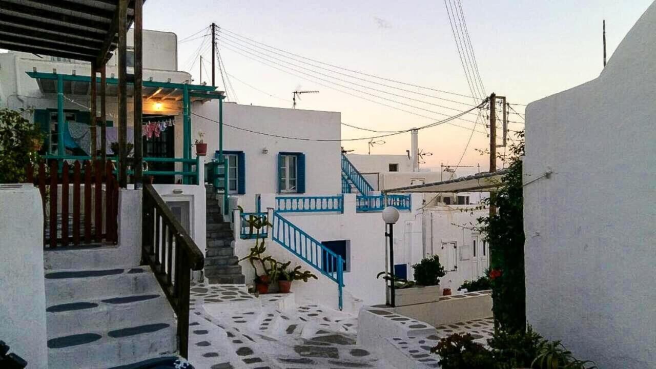 Traditional Split Level House In Mykonos Townヴィラ エクステリア 写真