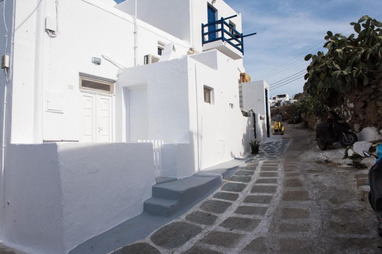Traditional Split Level House In Mykonos Townヴィラ エクステリア 写真