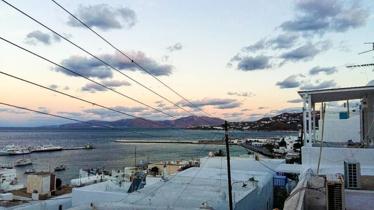 Traditional Split Level House In Mykonos Townヴィラ エクステリア 写真